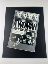 Peter Falk Signed Autographed A Women Under The Influence Movie Poster +COA RARE