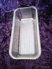 VTG Federal Glass Clear Ribbed Rectangular Refrigerator Dish no lid