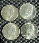 1965 1967 1968 1969 One Each 40% Silver Kennedy Half Dollars UNCIRCULATED