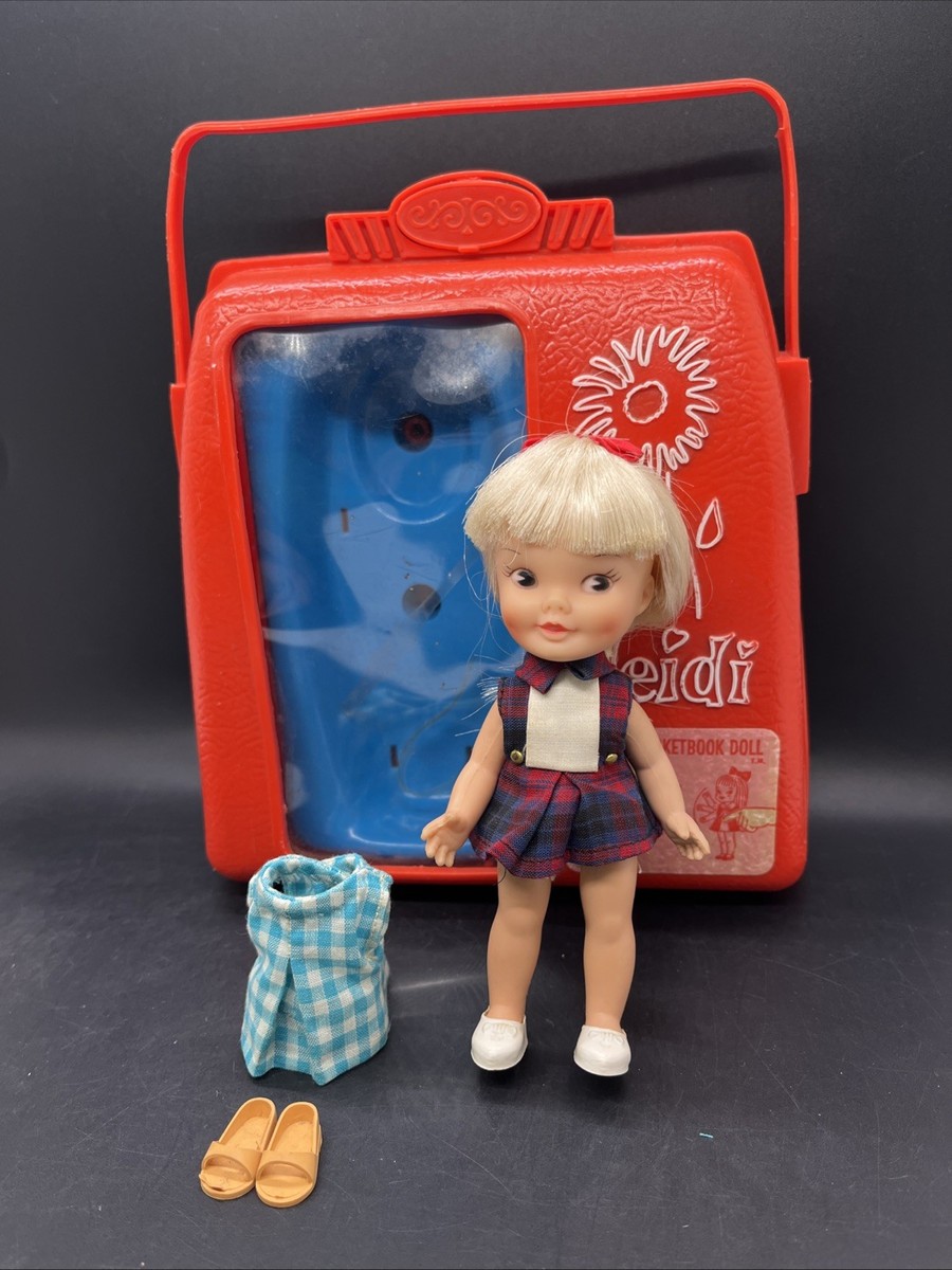 小物 Porter Doll & Book ~70th Anniversary~ Vintage 1960's Remco Heidi Pocketbook Doll Style #3010 Magic