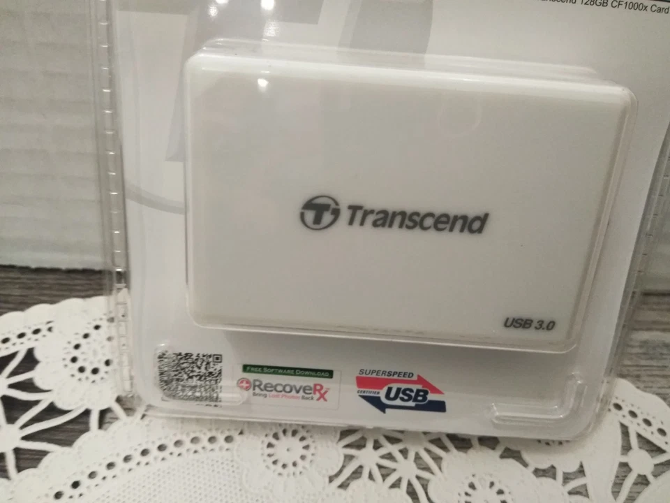NEW Transcend RDF8 USB 3.0 Multi Card Reader for SD SDHC SDXC UHS CF MicroSD HC - Image 4 of 4