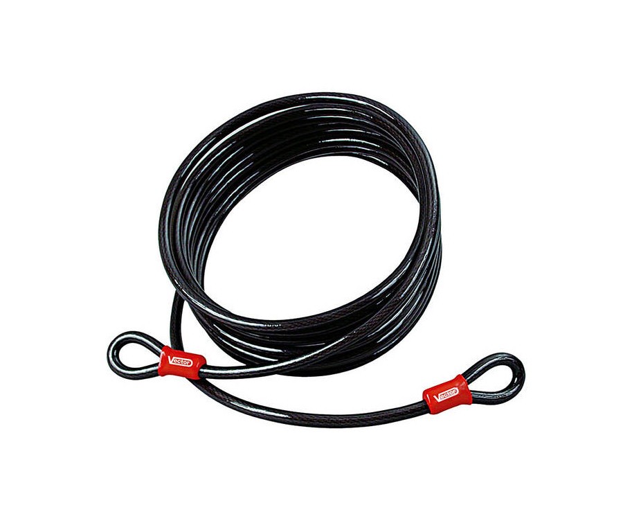 Câble antivol VECTOR Maxkabl boucle de 18mm et longueur de 9m pour sécuriser les gros volumes