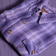 Walls Ranch Wear Mens M Button Heavy Flannel Shirt Long Sleeve Pockets Workwear