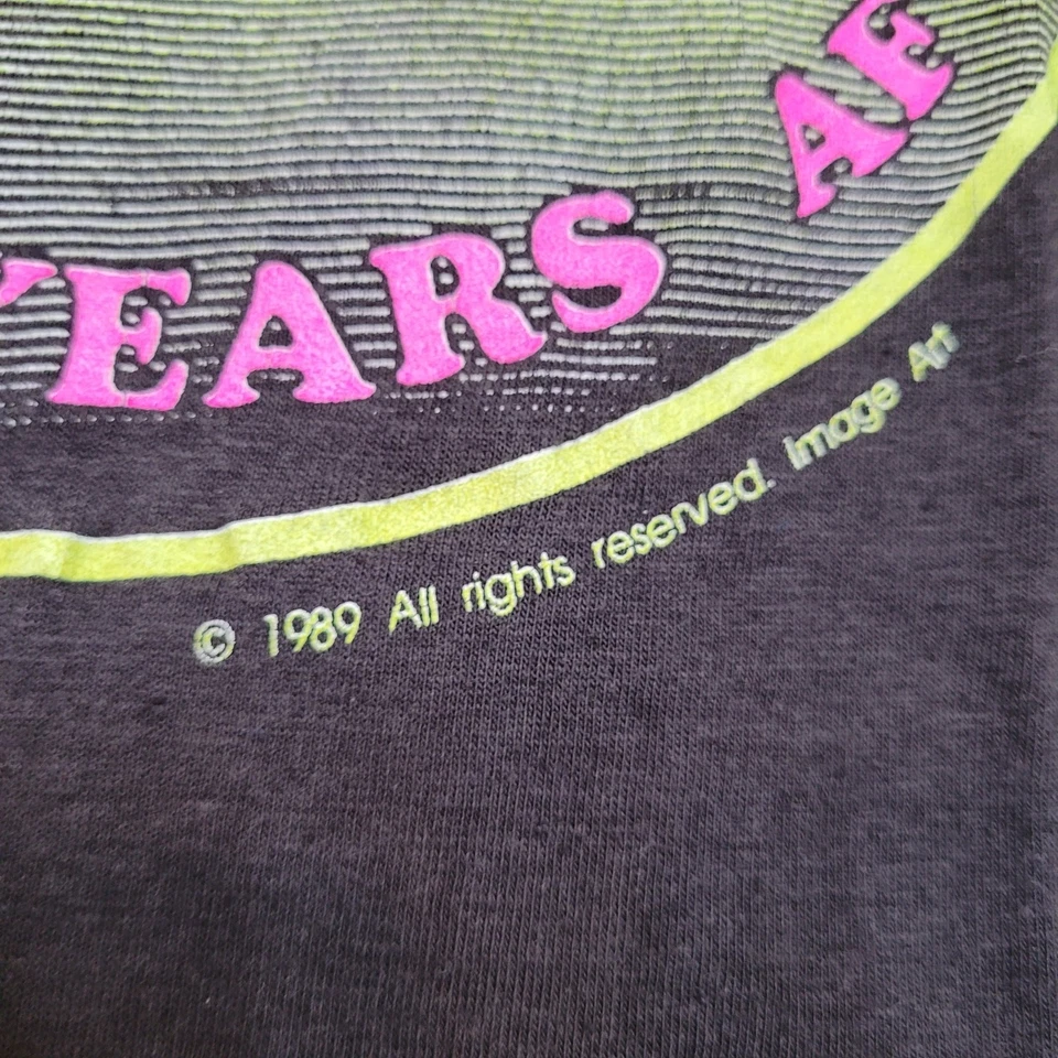 VTG 1989 Woodstock 20 Years After T-Shirt Mens S Single Stitch Dated 80s - Image 3 of 4