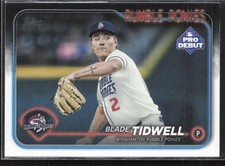 2024 Topps Pro Debut #PD-105 Blade Tidwell Binghamton Rumble Ponies (B1)