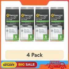  4 pack Purina Tidy Cats Breeze Multi-Cat Extra Strength Ion Cat Litter Box Pad