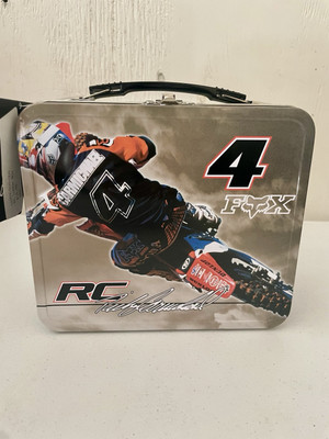 Ricky Carmichael Honda- Vintage Fox Metal Lunch Box & Thermos