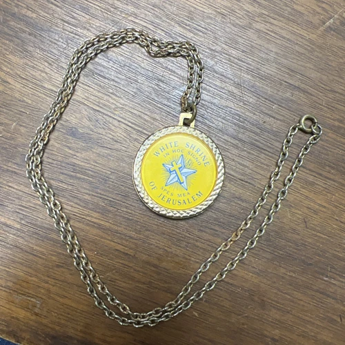 Collier SUPREME SHRINE ORDER BLANC SANCTUAIRE DE JÉRUSALEM en hoc signo spes mea