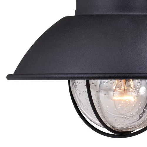 Vaxcel Lighting T0252 Harwich 1 Light 9"H Outdoor Wall Sconce - Black - Picture 2 of 12