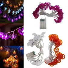 1.5m Halloween Party Pumpkin bat ghost Led Light String JQ