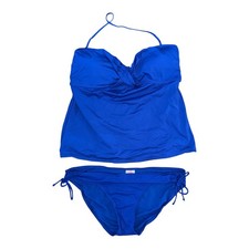 Cole Of California Blue two Piece Blue XL Swimsuit