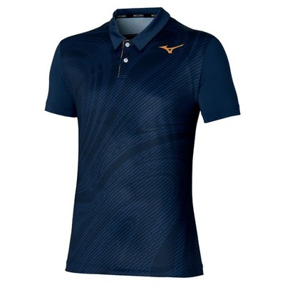Mizuno Polo Charge Shadow Herren Navy
