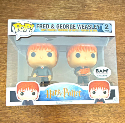 Funko POP! Harry Potter Fred & George Weasley 2-Pack BAM! Exclusive