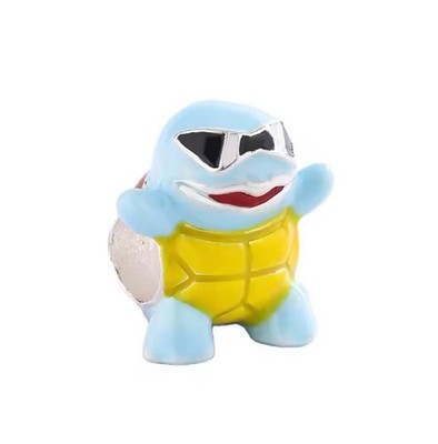 V279 S925 STERLING SILVER SQUIRTLE HELLO KITTY BEAD CHARM