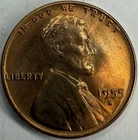 1955 S Uncirculated Lincoln Wheat Cent Exact Coin Imaged #LWC2503