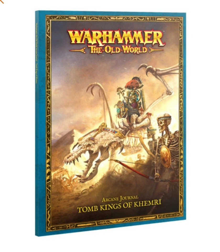 Games Workshop Warhammer The Old World Arcane Journal Tomb Kings of Khemri New
