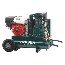 Rolair 8422Hbk119-0001 Portable Gas Air Compressor, 9 Gal., 9.0Hp