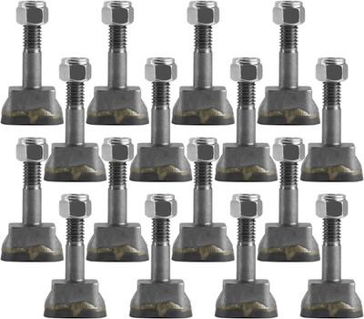 Aftermarket 16 Pack Stump Grinder Teeth Compatible with Yellow Jacket Stump Grip