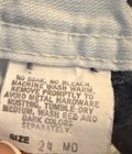 Vintage OshKosh B'Gosh Vestbak Denim Overalls Baby Size 24 Months USA Made Blue — photo 5