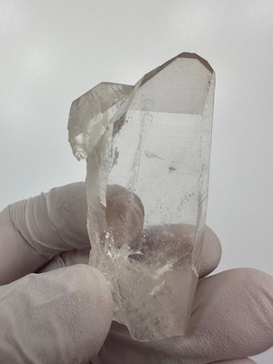 Record Keeper __Large Clear Arkansas Quartz Crystal Tabby Point