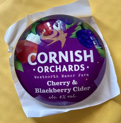 Cornish Orchards Apfelwein rund Fischauge Abzeichen Tbar Bier Pumpe Männerhöhle Pub Bar neu
