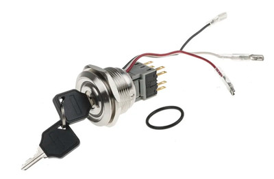 RS PRO IP40 Schlüsselschalter, DPDT, 5 A 2-fach - 877-1911