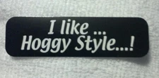 I Like It Hoggy Style Motorcycle Helmet Sticker Biker Helmet Decal