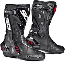 SIDI Motorradstiefel ST schwarz Racing mit Stoßdämpfung Protektoren 40