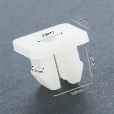 30pc Grommet Nut Clips Natural Nylon Fastener Fixed Buckle Retainers Replacement