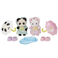 EPOCH Sylvanian Families House Nakayoshi Baby Set -Rain Play- Toy Japan