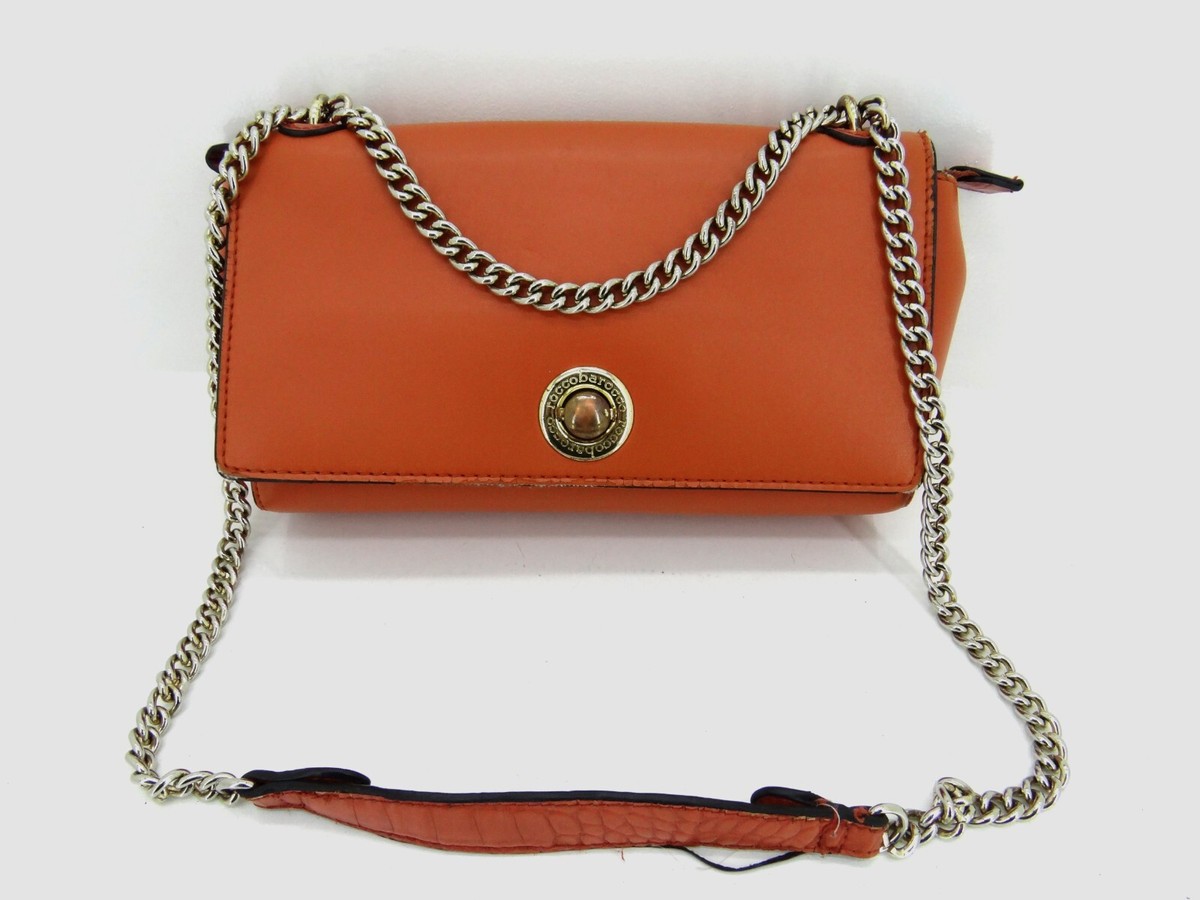 Roccobarocco Women's Bag Handbag Shoulder Bag Leather Brown