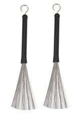 1Pair Drum Wire Brushes Drum Sticks Percussion Retractable Brush Stick for Cajon