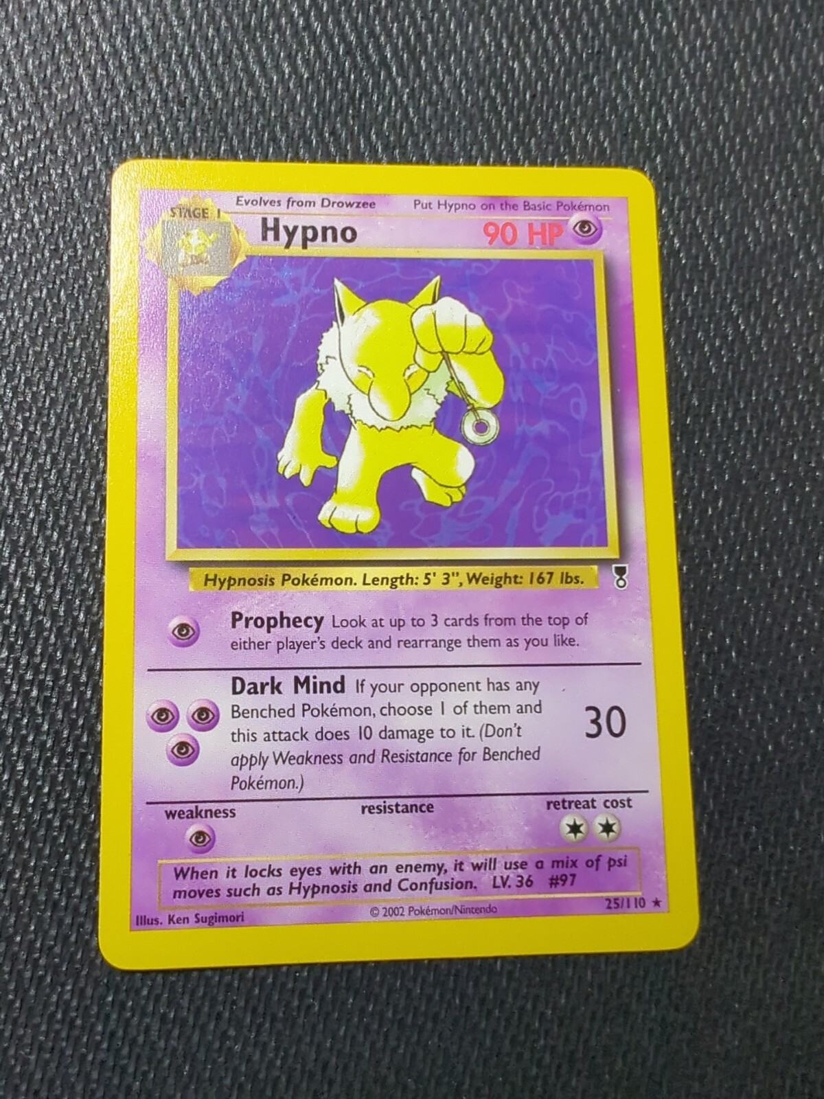 Pokémon TCG Hypno Legendary Collection 25 Regular Rare NM