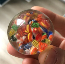 Rare Miniature Presse-papier sulfure cristal Clichy ? Bonbons