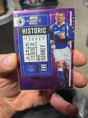 202021 Panini Chronicles  ContendersRookie Ticket Premier League #2 Wayne Rooney