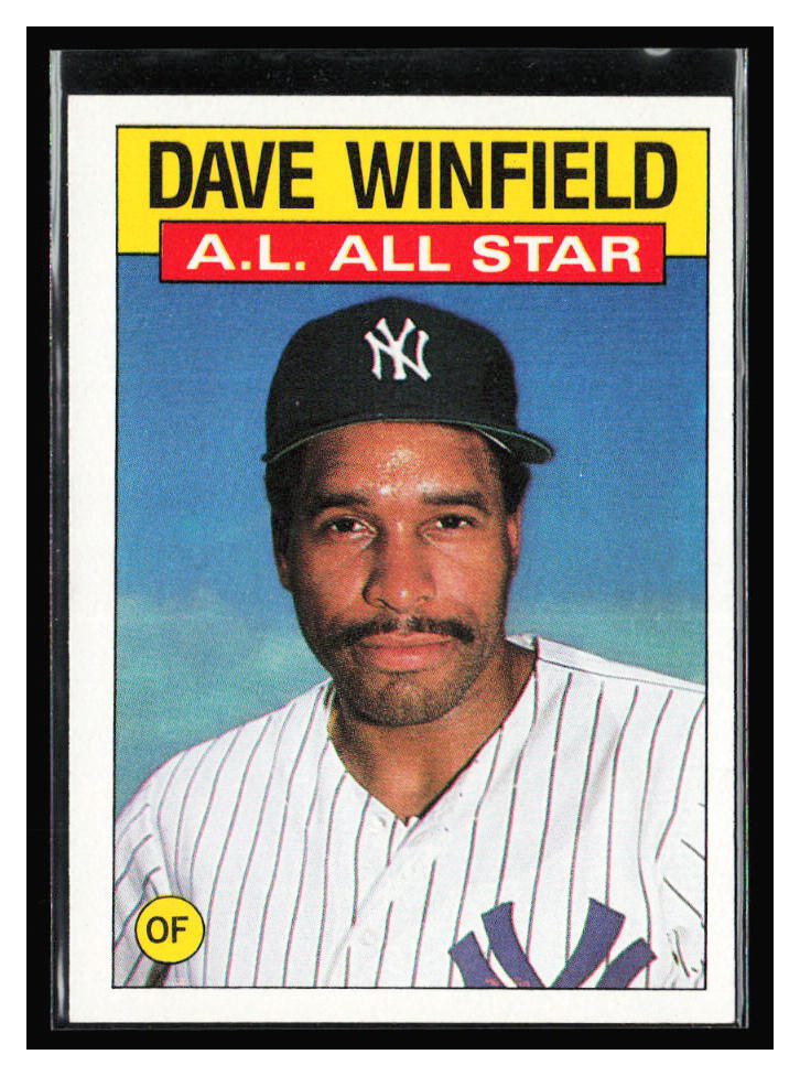 1986 Topps All Star #717 Dave Winfield