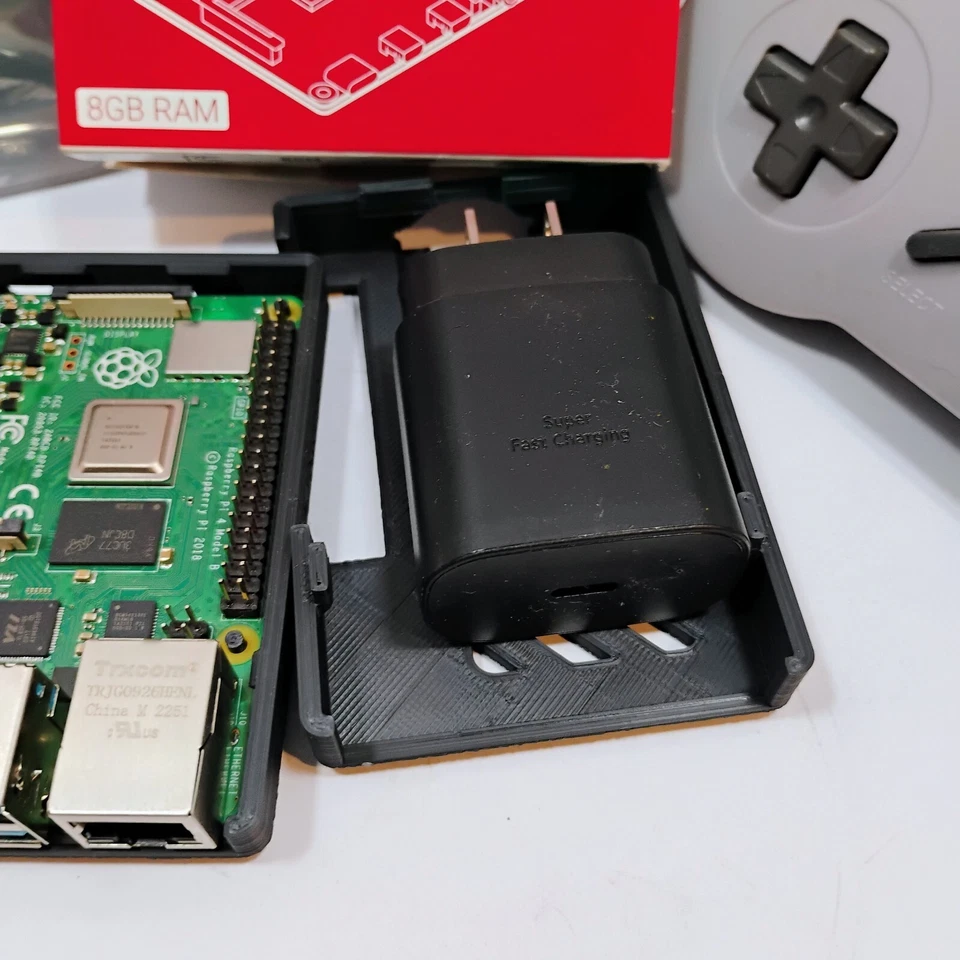 Rasberry Pi 4 8GB Computer Electronics/Gaming Ctrlrs. Cords PS SD Cards 3D Case - Image 4 of 4