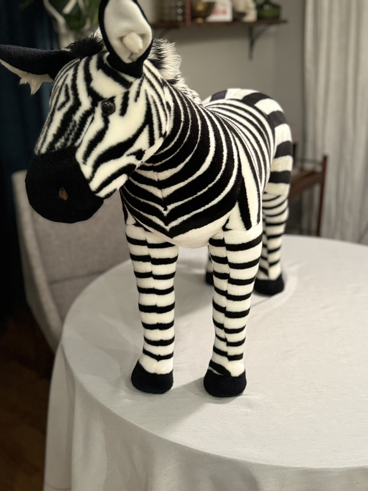🦓 FAO Schwarz x Toys R Us Jumbo Standing Zebra Discontinued | eBay
