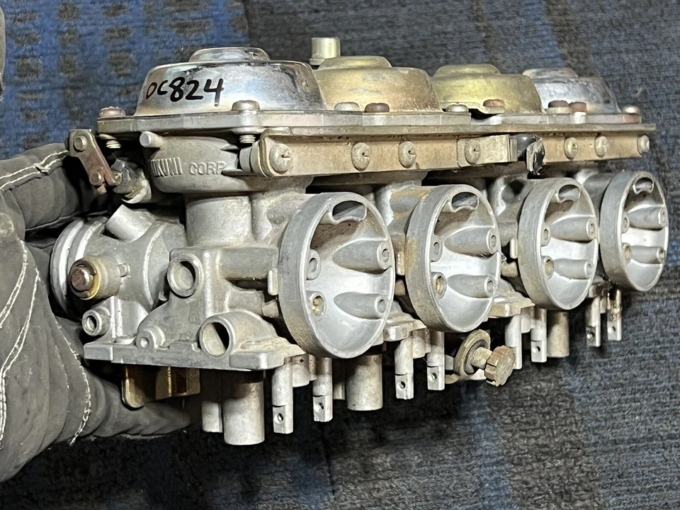 1984 1985 Yamaha FJ600 Mikuni BS32 14901 Carburetors Carbs - Image 3 of 4