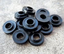 12 - #8 Tattoo Machine Thick Black Nylon Shoulder Washers American Forward USA