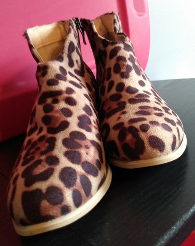 Ankle High Fashion Women's Leopard 