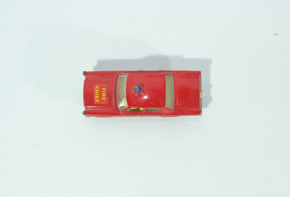 Matchbox Lesney Superfast 59 Mercury Fire Chief Car | Rojo Diecast Sin Caja A5 Foto 2 de 4