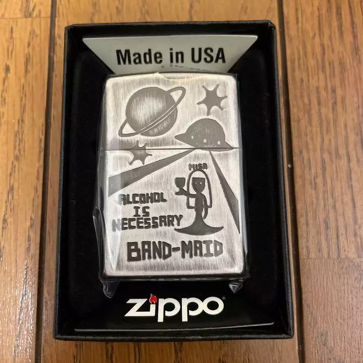 BAND MAID Original ZIPPO 2017 Limited MISA with Autographed photo NEW Rare