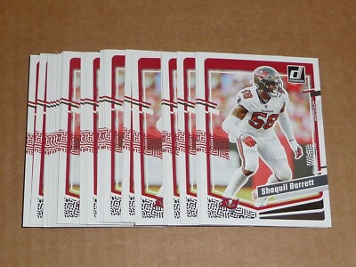 2023 Panini Donruss BASE LOT OF 30 CARDS SHAQUIL BARRETT BUCCANEERS #281
