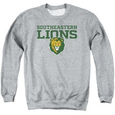 Southeastern Louisiana Uni Adult Crewneck Sweatshirt Stacked, Athl Heat, S-3XL