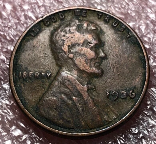 1936-P Lincoln Wheat Cent VF Very Fine Condition Copper Coin Philadelphia US