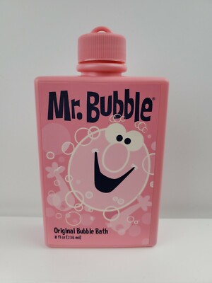 Pink Retro Mr Bubble Original Bubble Bath 8oz Vintage Look Factory Sealed - NEW