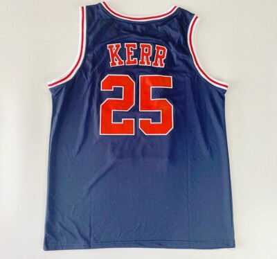 Throwback Steve Kerr #25 Basketball Jersey All Stitched Men's Size S-3XL 