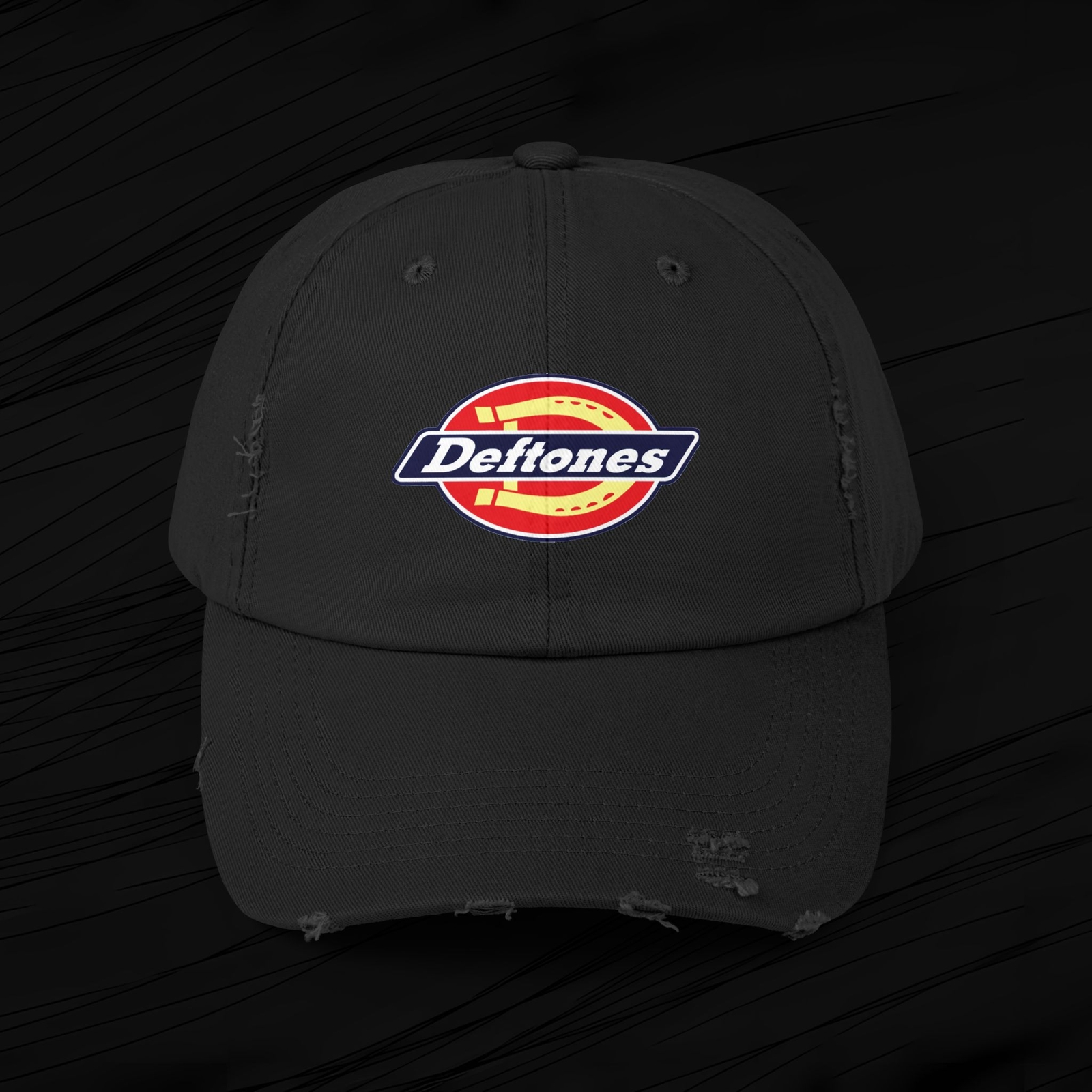Deftones Dickies Logo Streetwear Cap - Concert Merch - Gift For Rock Fans