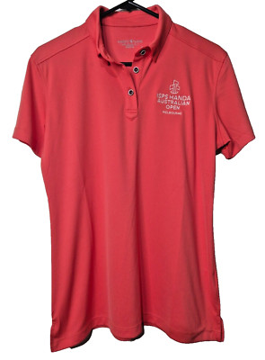 Crest Link ISPS Handa Australian Open Melbourne Golf Polo Shirt Women's Size M